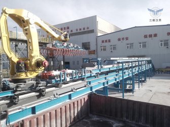 機器人助力中信國安農用硫酸鉀全自動(dòng)裝車(chē)