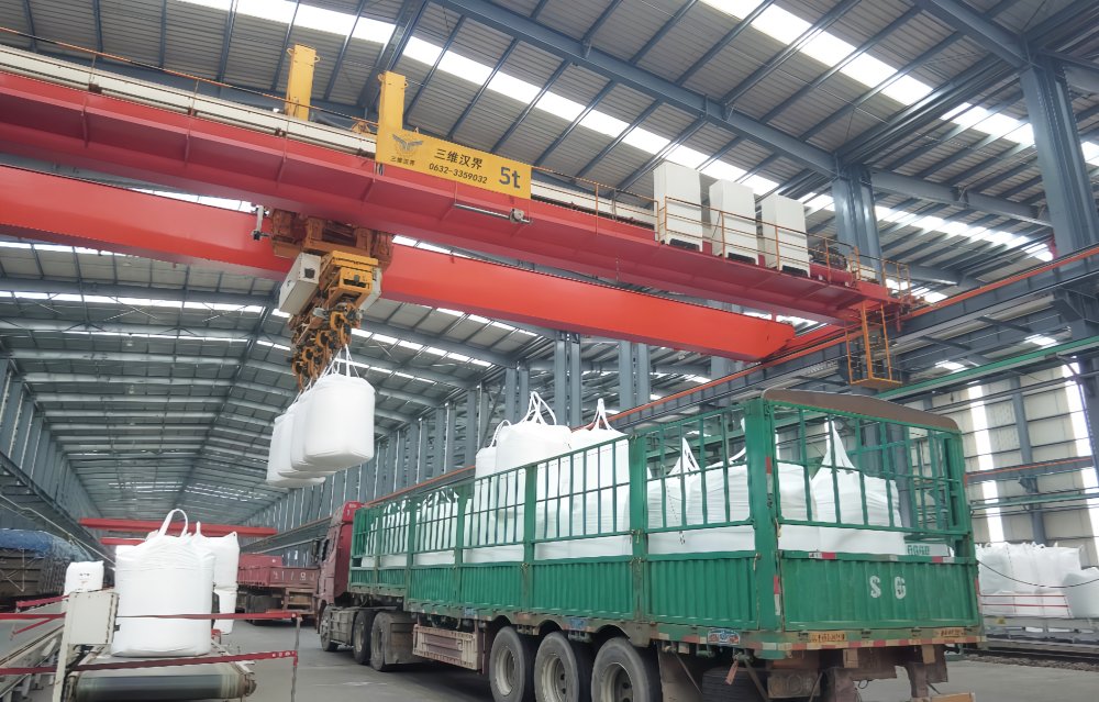 智能行車(chē)系統（噸袋出入庫+自動(dòng)裝車(chē)）